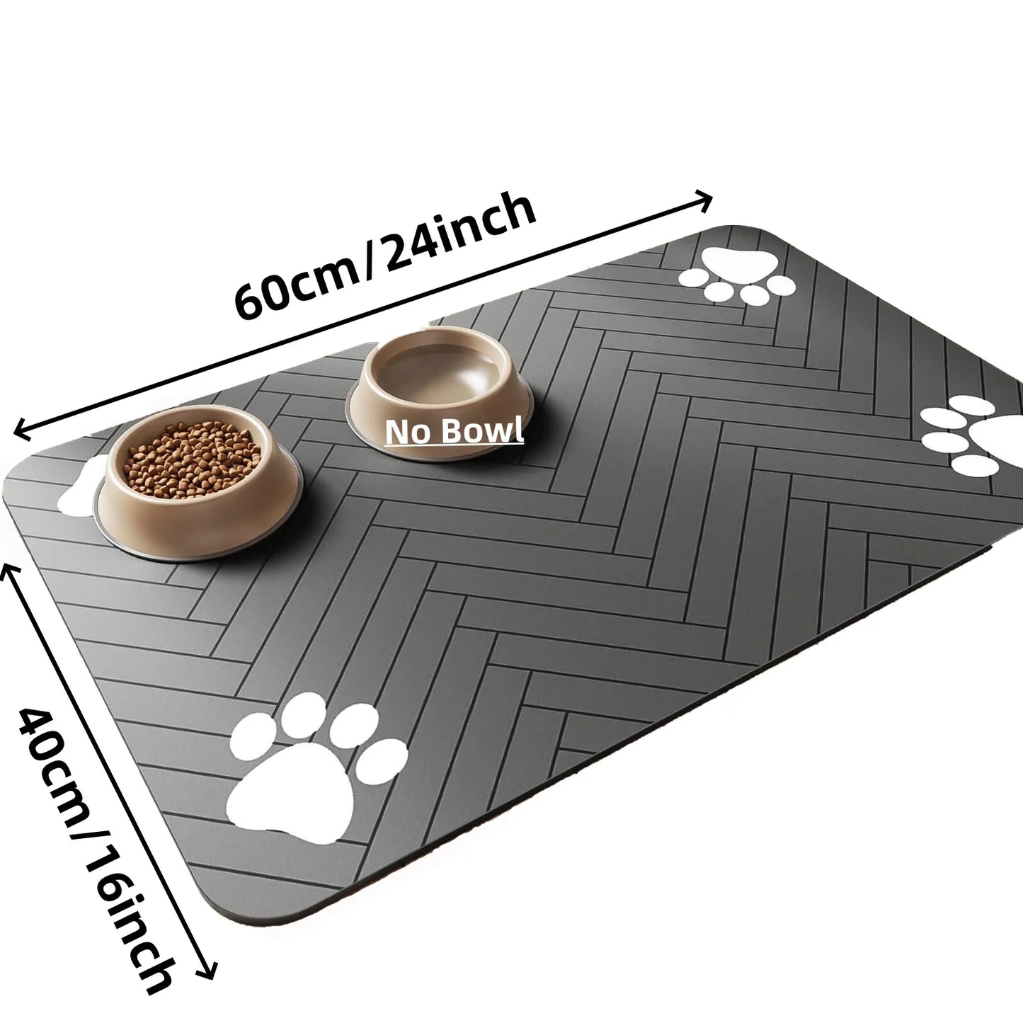 Absorbent Pet Feeding Mat Quickdry