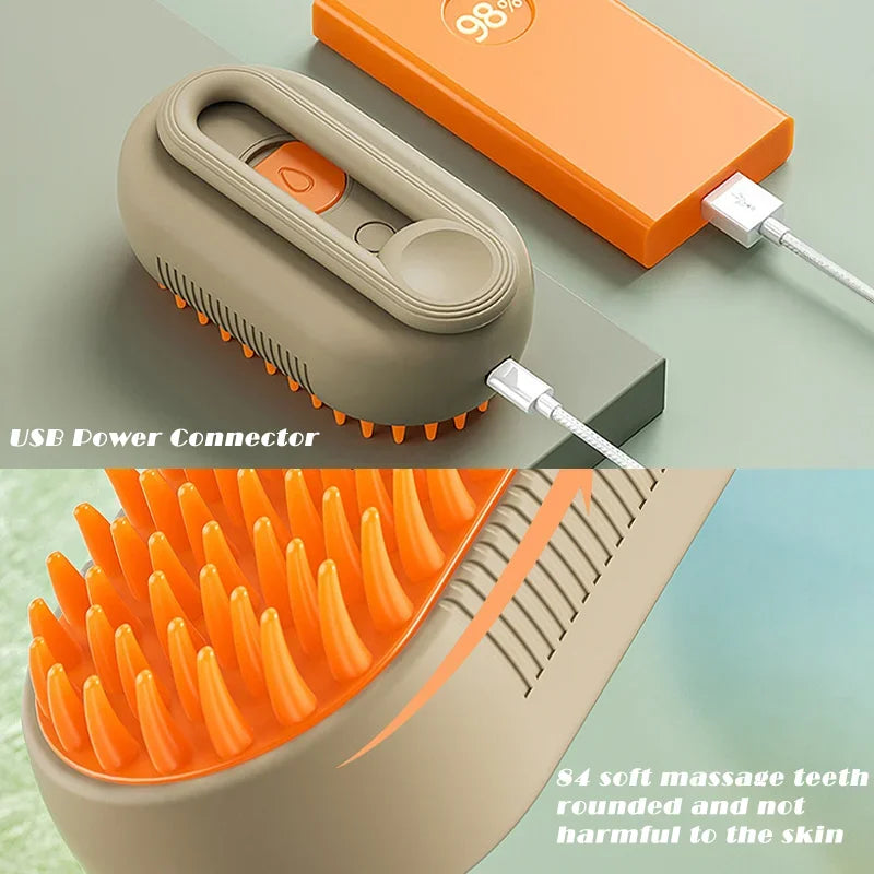 3 in 1 Steam Grooming Brush