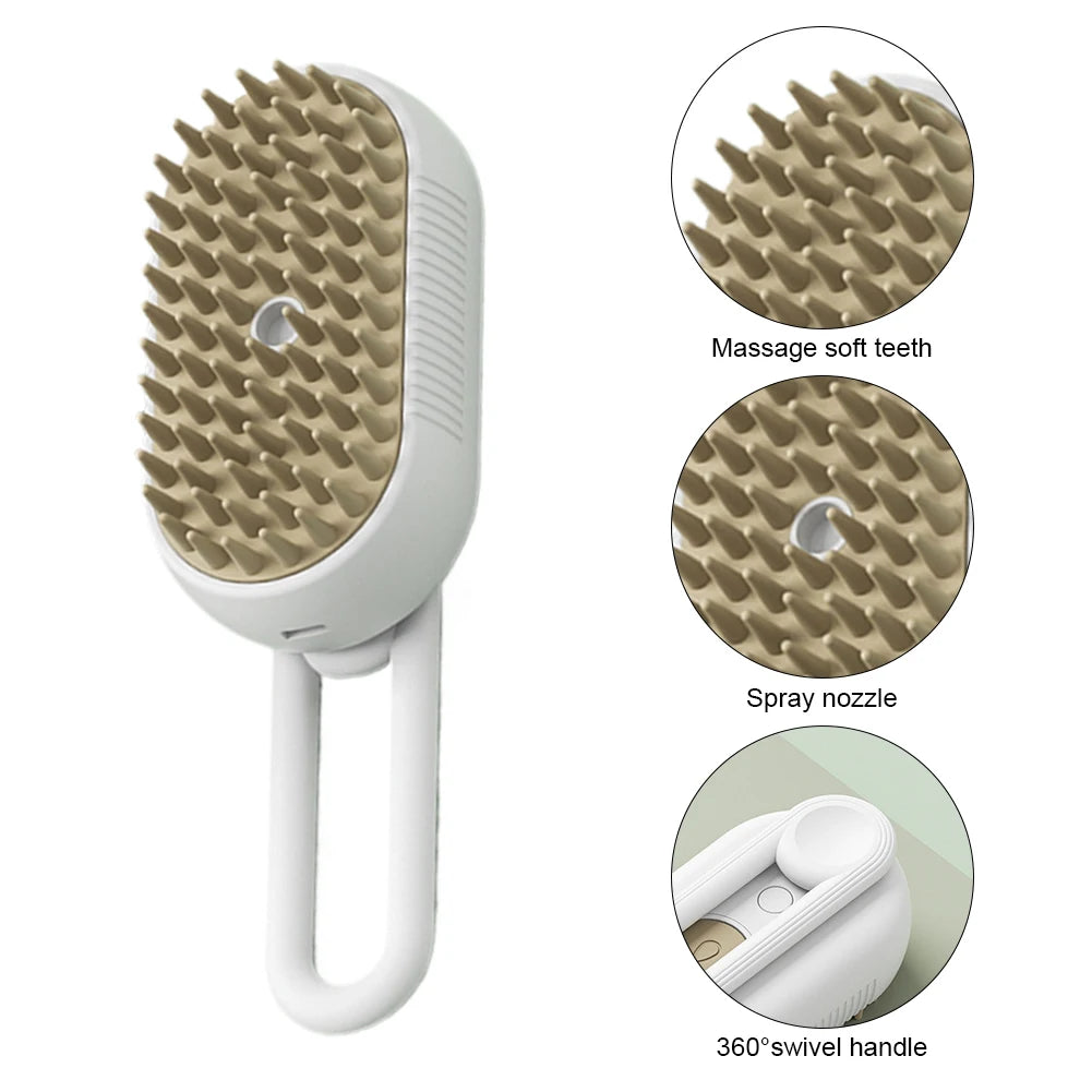 3 in 1 Steam Grooming Brush