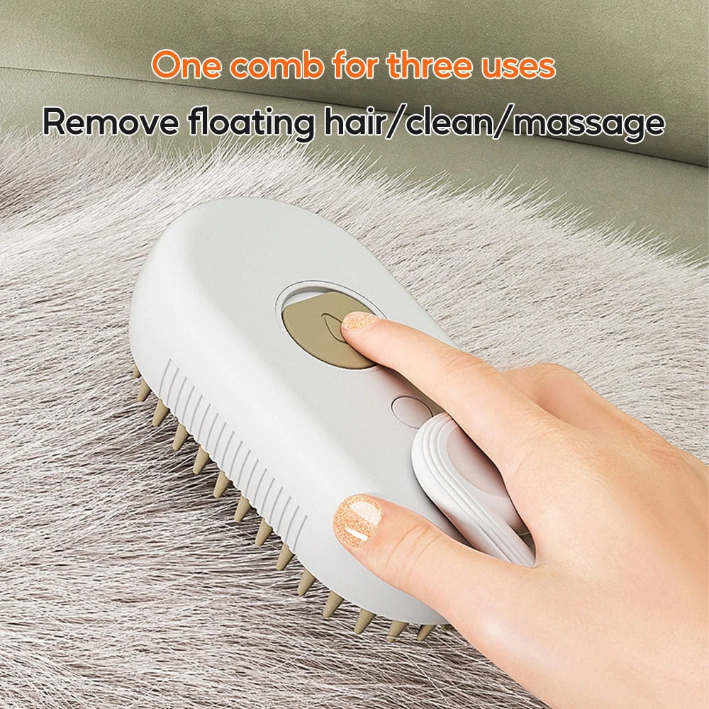 3 in 1 Steam Grooming Brush