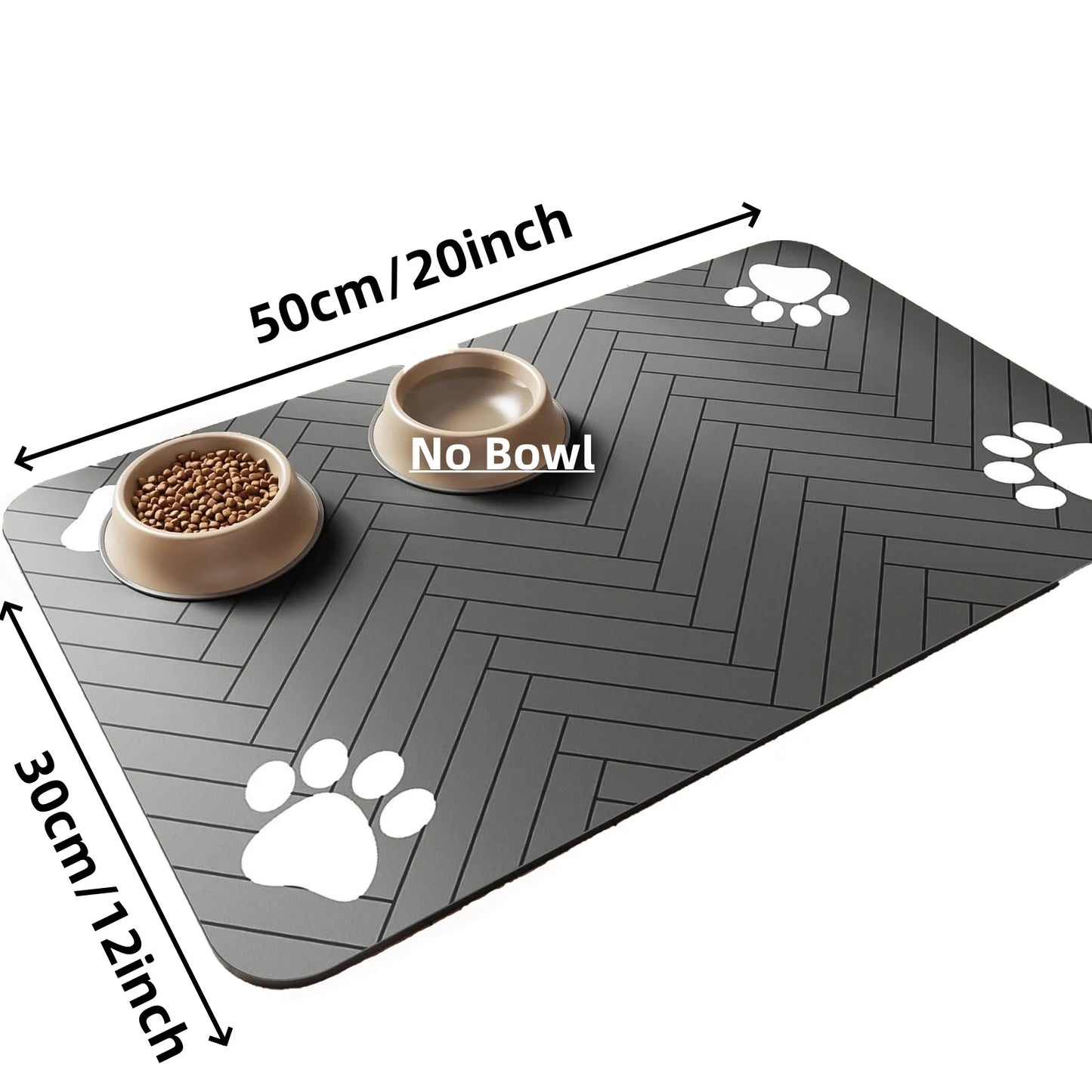 Absorbent Pet Feeding Mat Quickdry