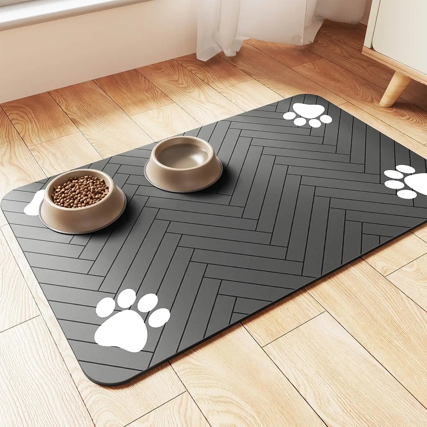 Absorbent Pet Feeding Mat Quickdry